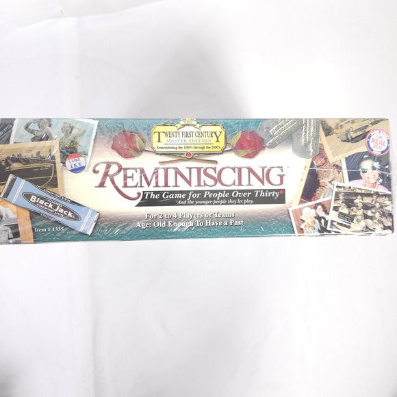 NIB Reminiscing Board Game Master Edition 1950's-2000's 21st Century TDC Games - Picture 3 of 3